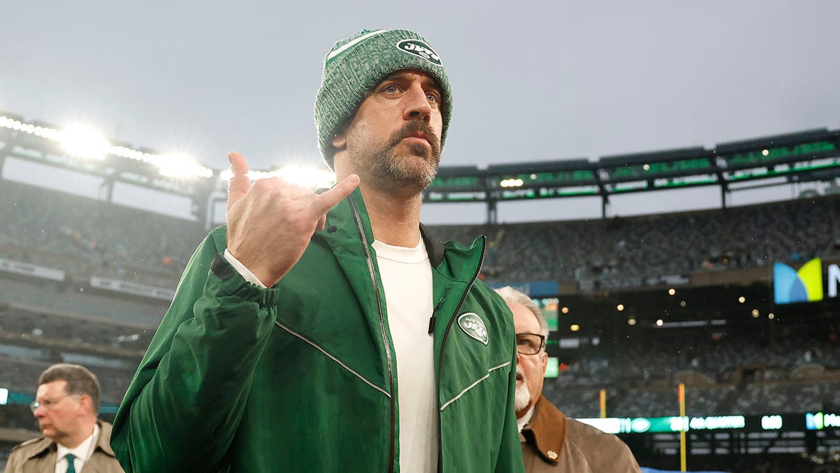 Aaron Rodgers at jet game