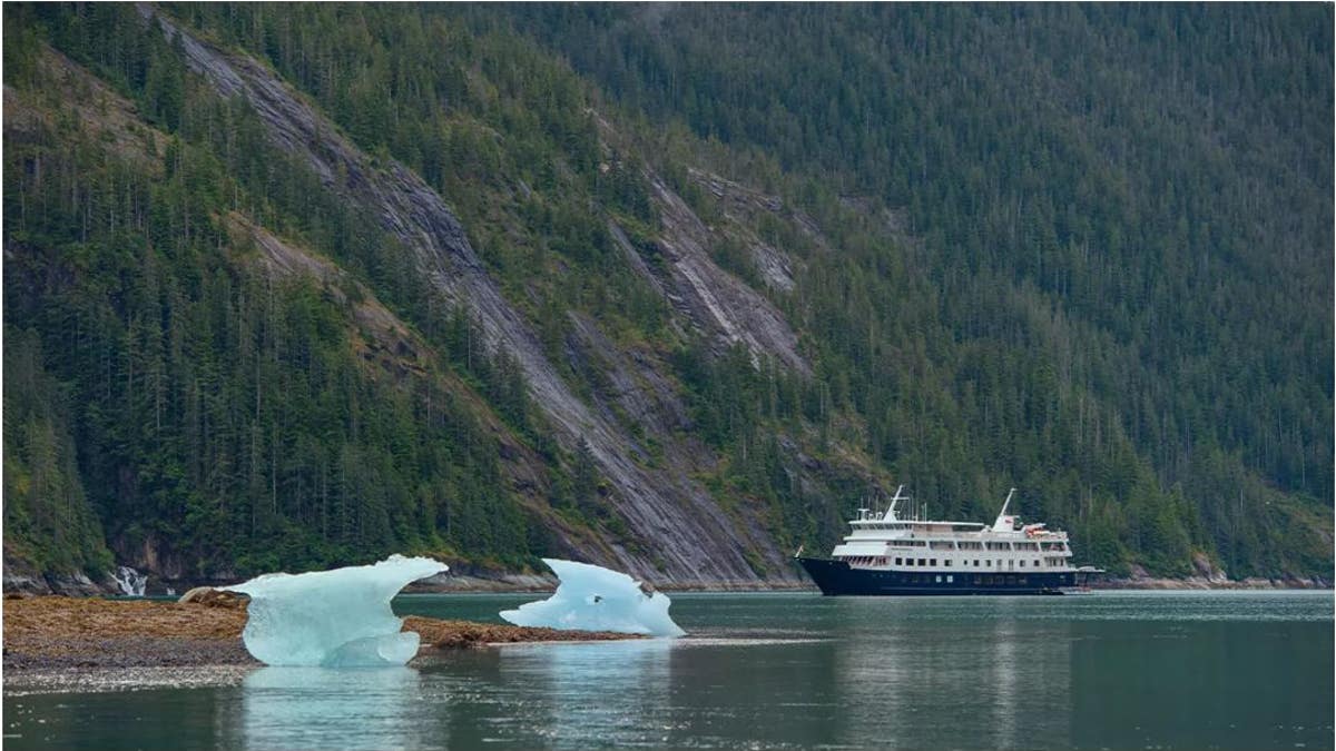 Cruise ship near Alaska