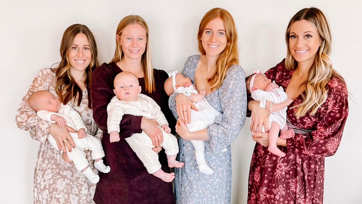 Thiem sisters and babies