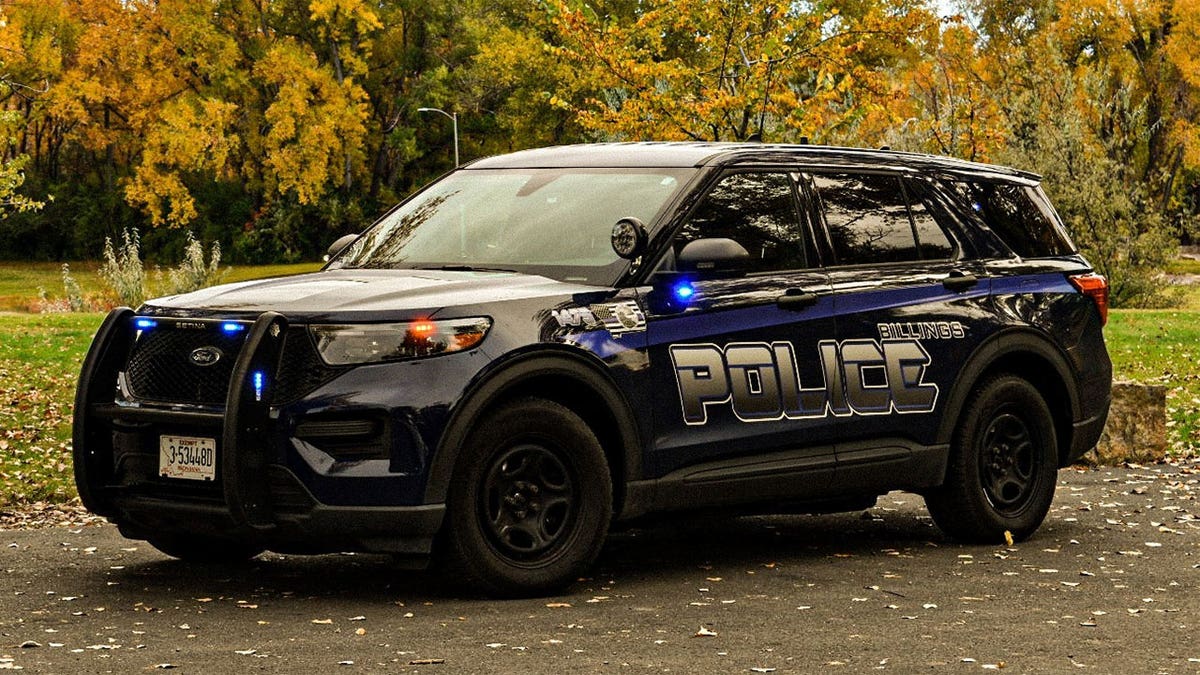 A Billings Police Department vehicle