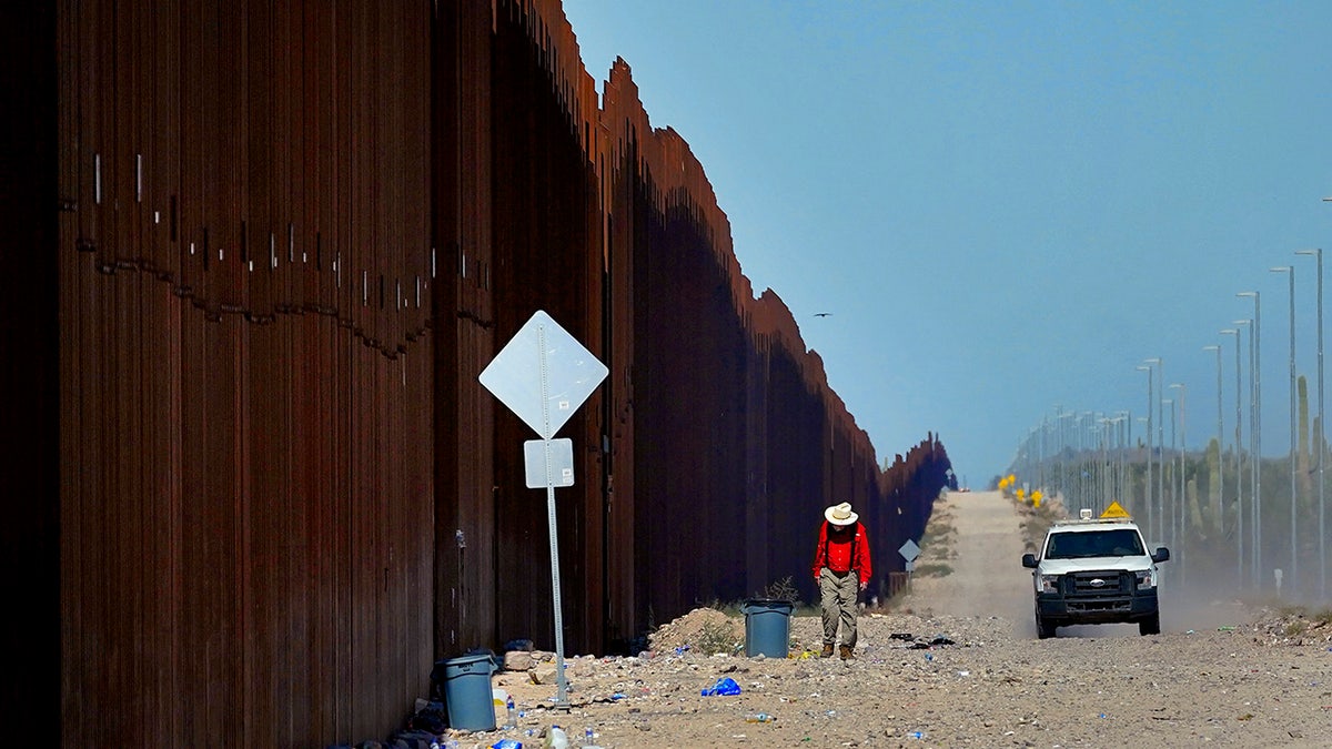 border wall near Lukeville, Arizona