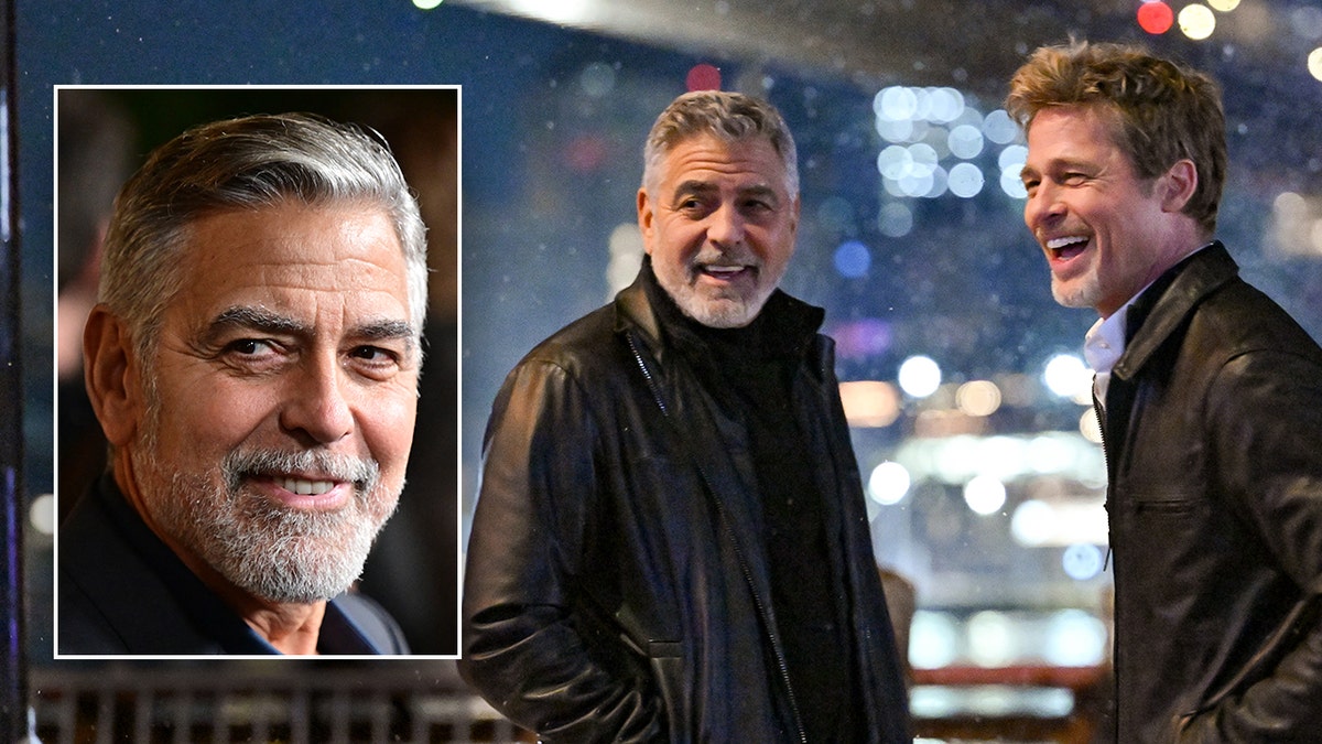 George Clooney teases 'pretty boy' Brad Pitt: 'He doesn't look so