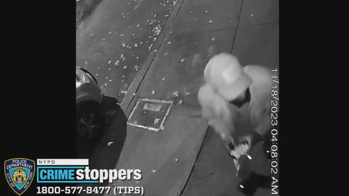 surveillance footage from Brooklyn arson