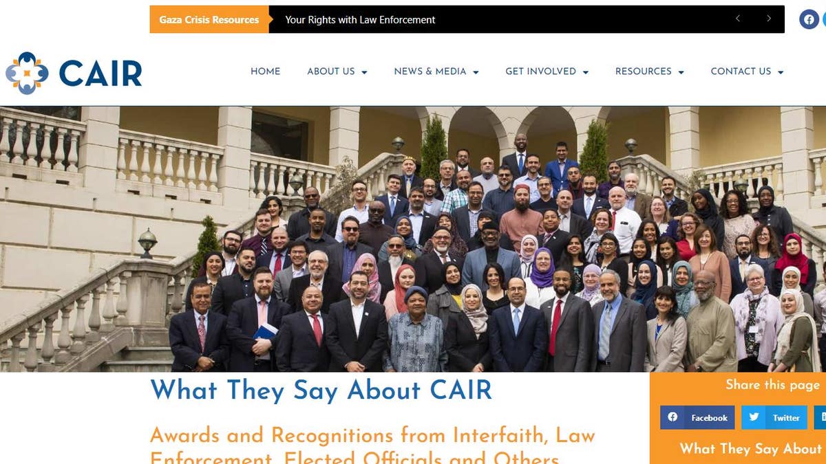 CAIR website archived endorsements page