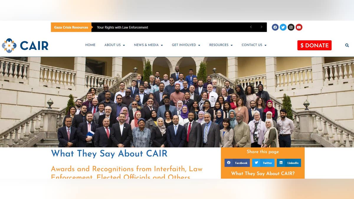 CAIR website archived endorsements page