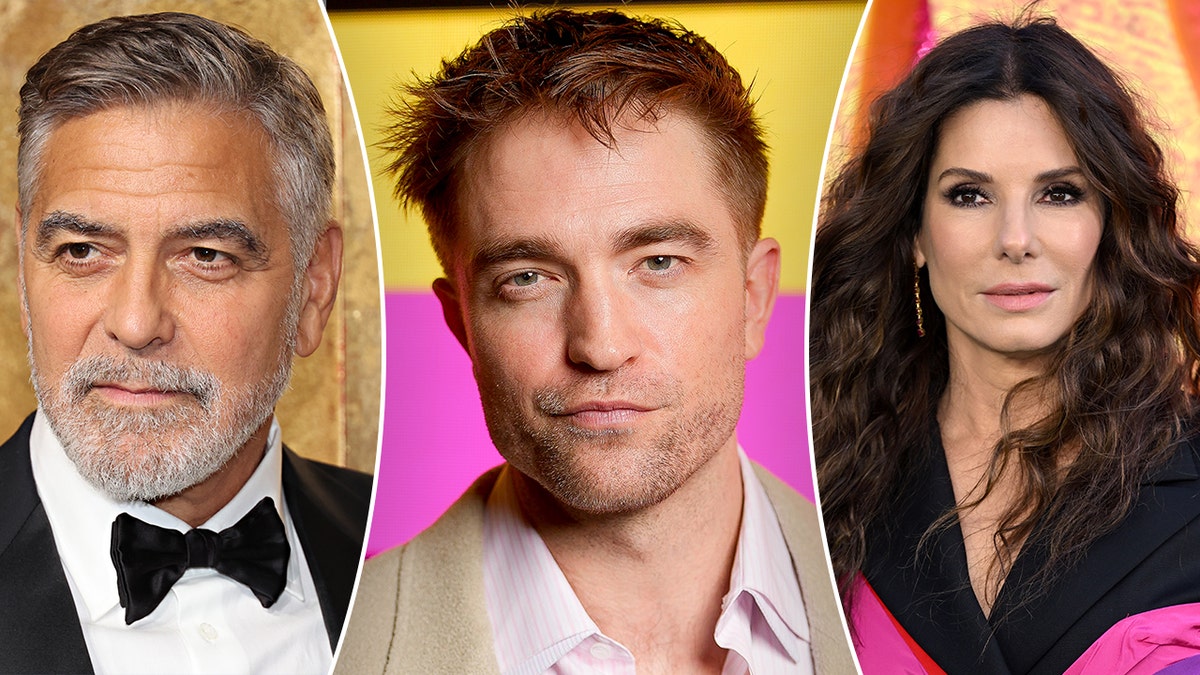 George Clooney, Robert Pattinson and Sandra Bullock