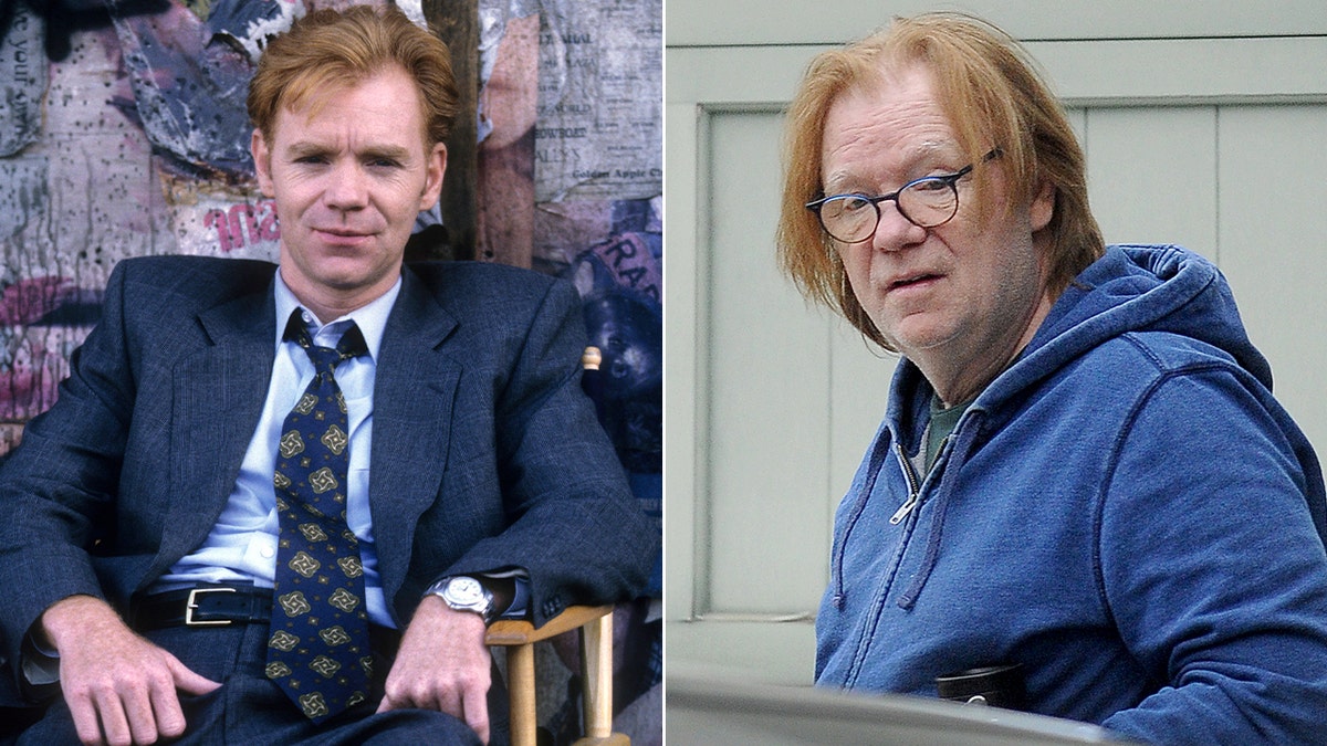 split of David Caruso then and now