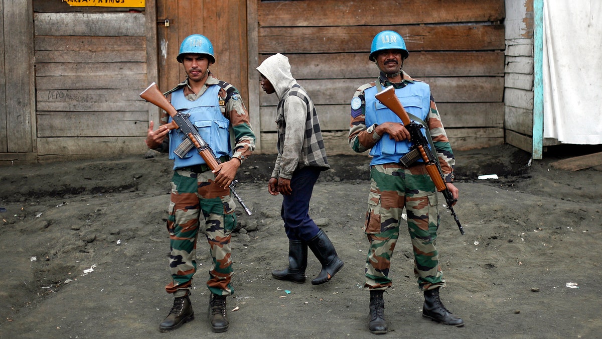 U.N. soldiers in the Democratic Republic of the Congo