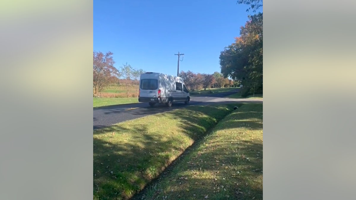 The white van in Jenn's TikTok video