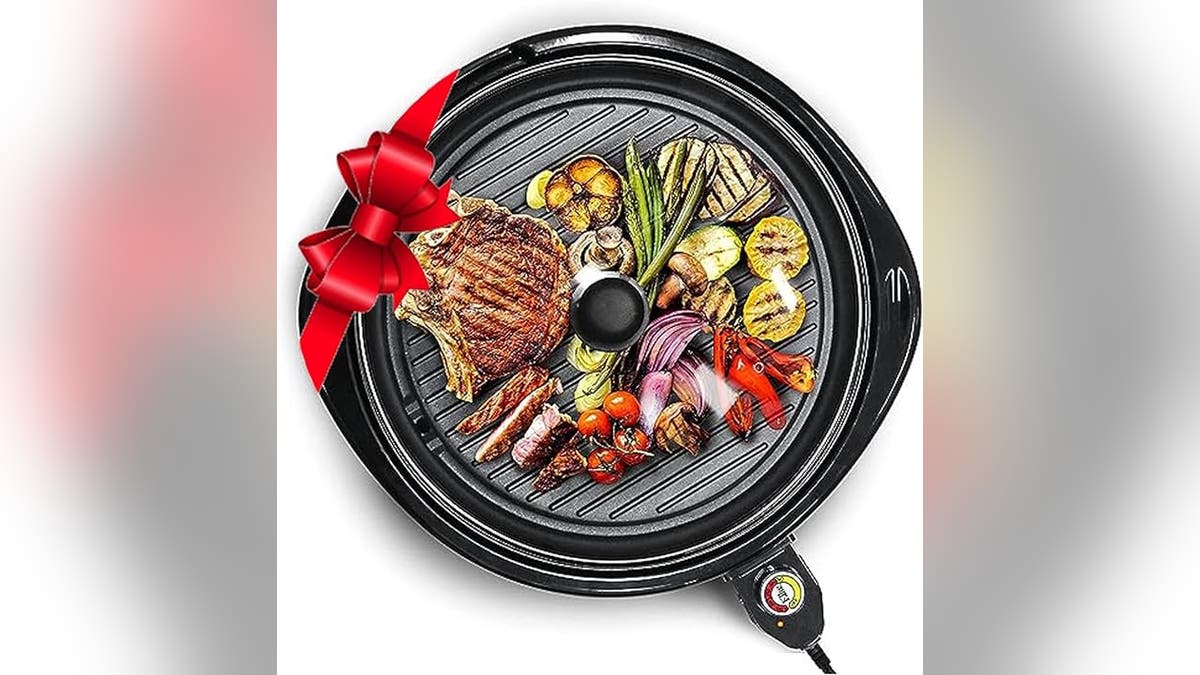 Elite Gourmet Smokeless Indoor Electric BBQ Grill