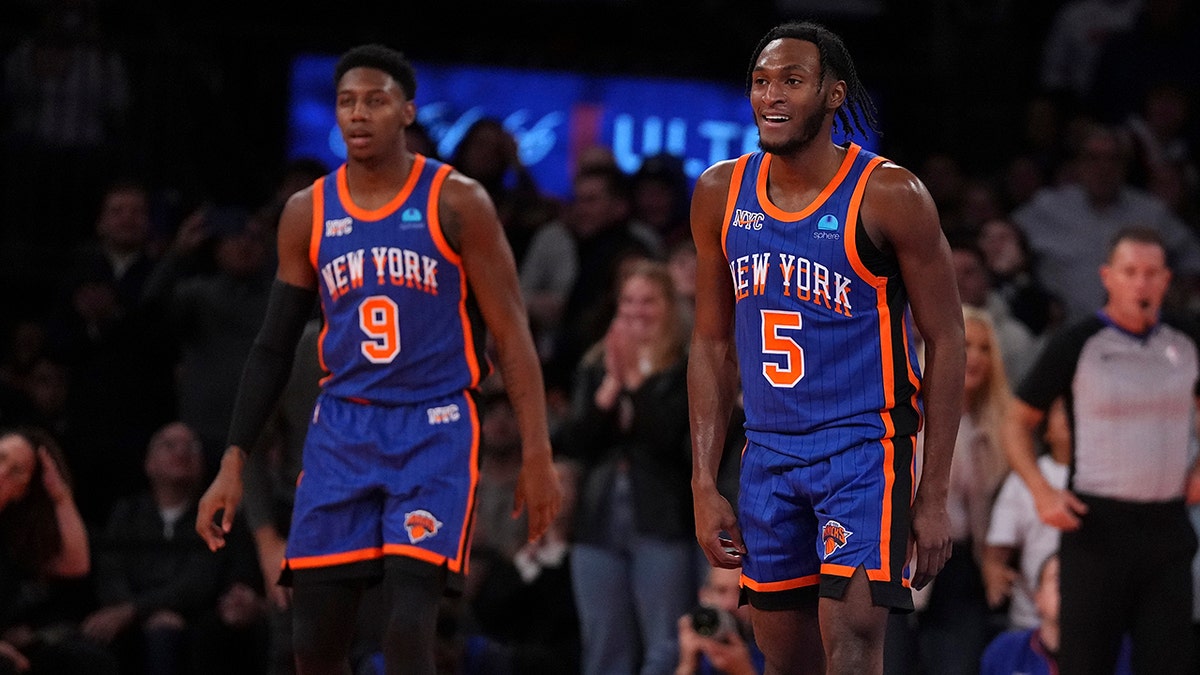 Immanuel Quickley shares stunned reaction to being traded by Knicks: ‘Oh my goodness’ 1 Quickley and Barrett