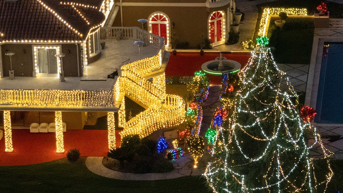 Jamie Foxx Christmas decorations