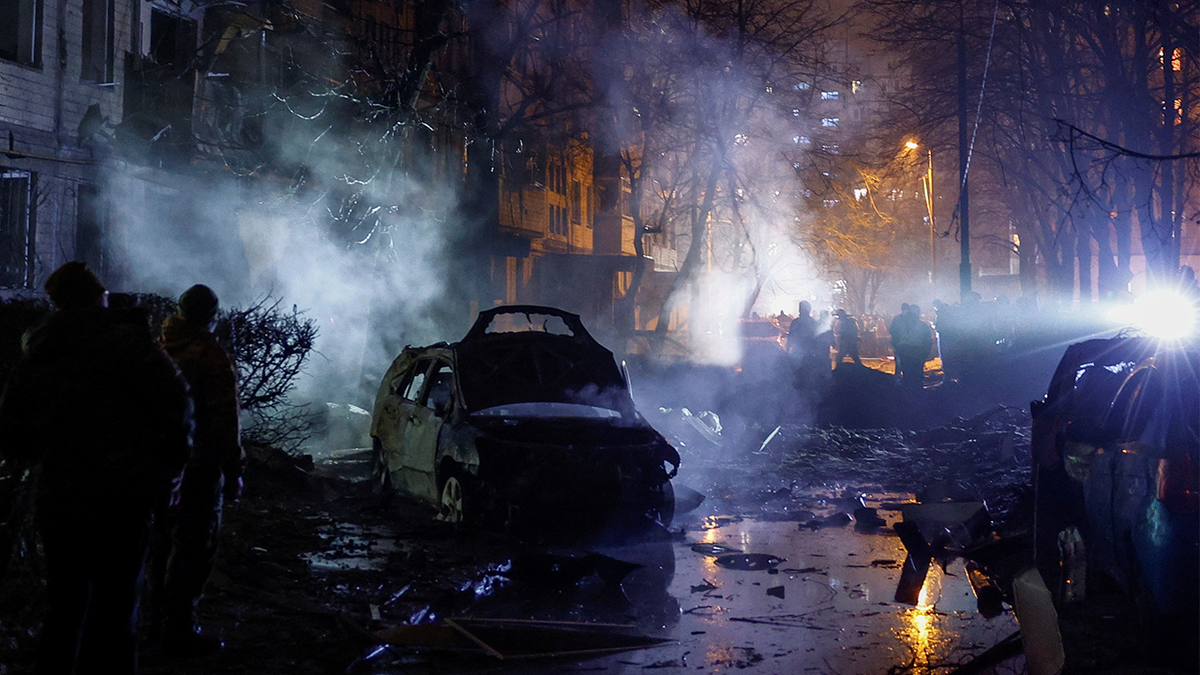 Aftermath of Russia's attack on Kyiv