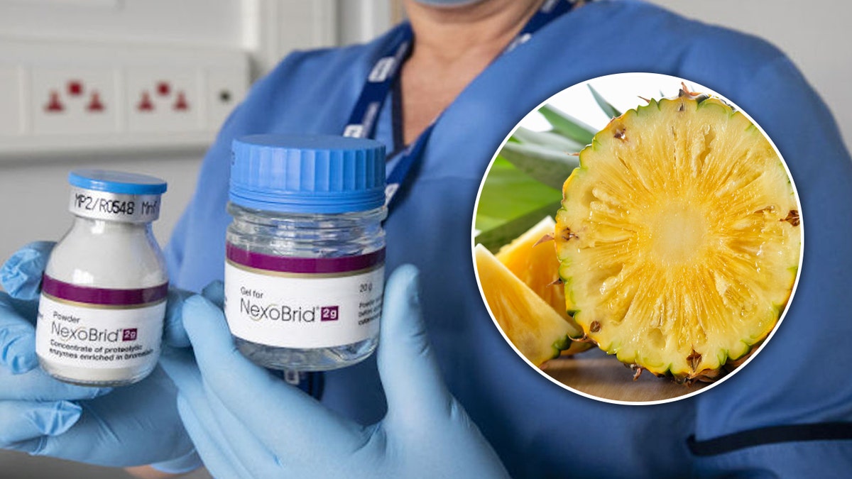 Medicine with pineapple