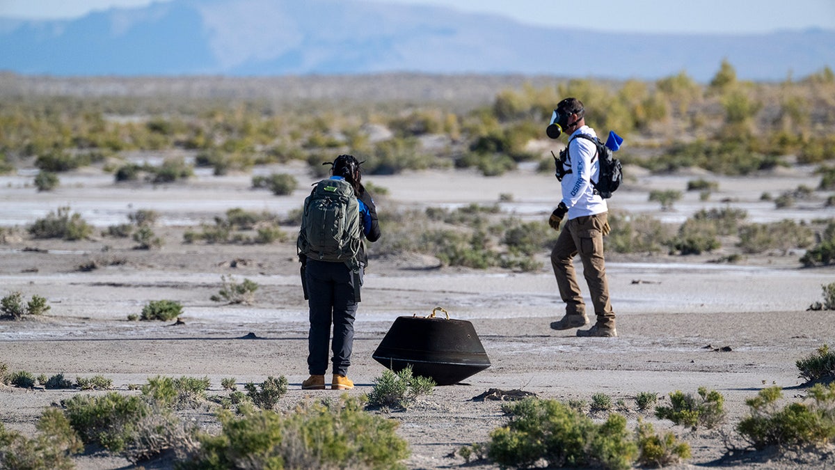 osiris-rex capsule lands in utah desert