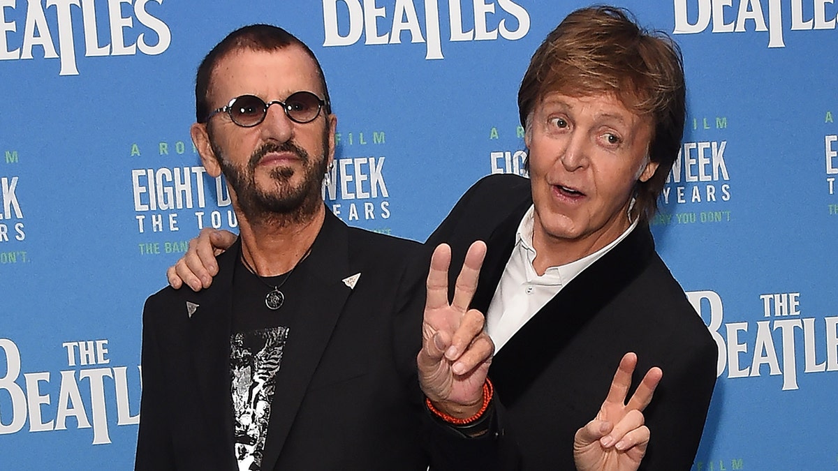 Ringo Starr e Paul McCartney em 2017