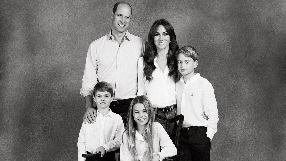 Príncipe William, Kate Middleton, Príncipe George, Princesa Charlotte e Príncipe Louis