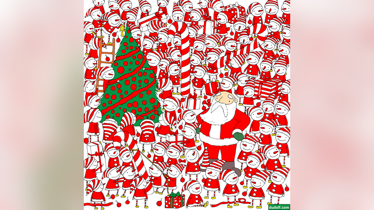 Christmas Photo Collage Holiday Red Newspaper Wrapping Paper