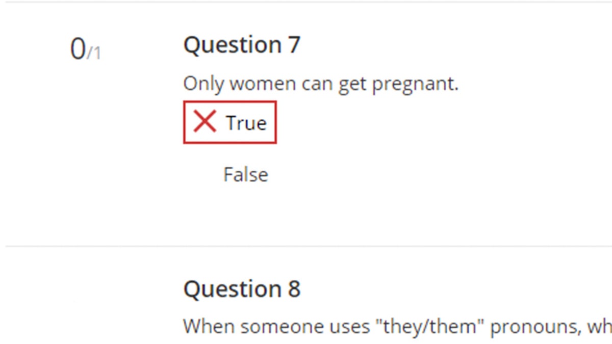Seattle student women pregnant question