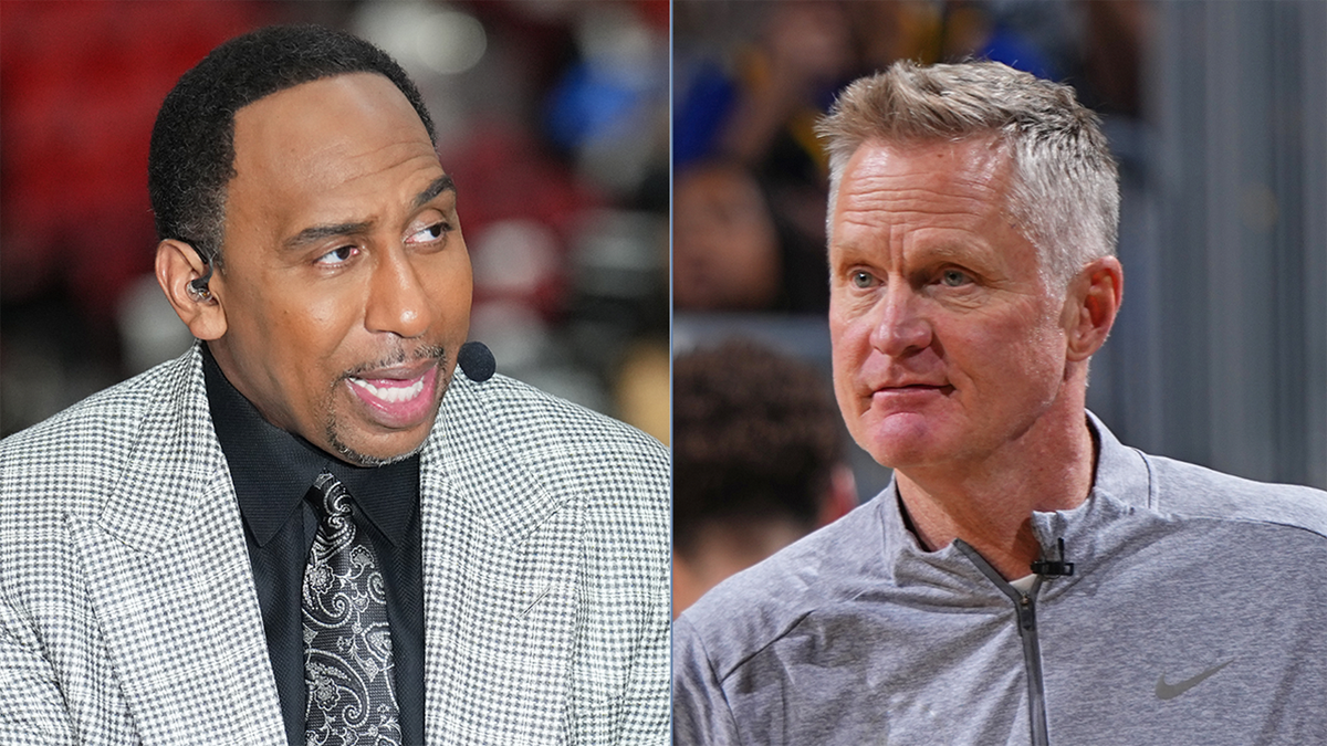 Stephen A. Smith and Steve Kerr