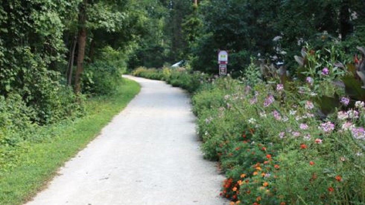 A Philadelphia trail at a public park