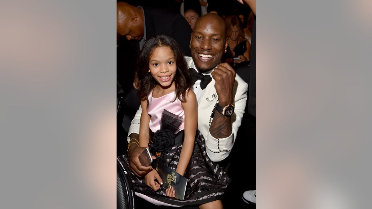 Tyrese Gibson with daughter Shayla