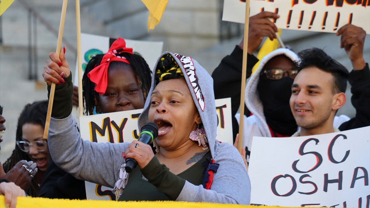 United Southern Service Workers rally