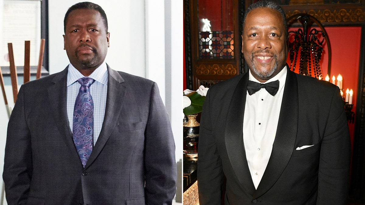 Wendell Pierce then and now split