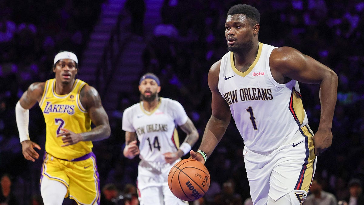 Zion Williamson against the lakers 