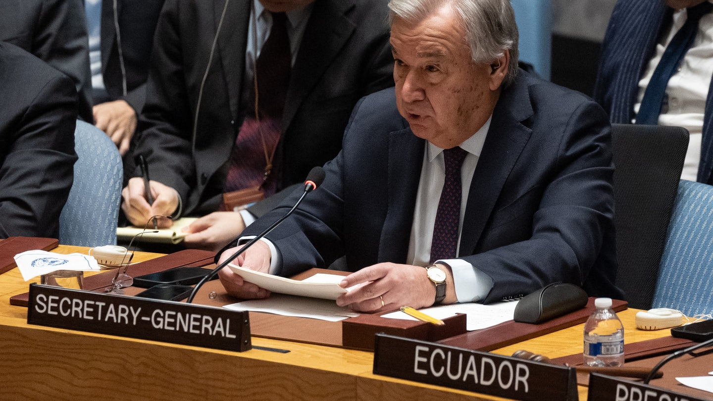 UN Secretary-General Faces Criticism for Inaction Against Hamas