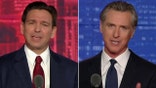 Ron DeSantis, left, and Gavin Newsom