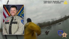 'Selfless' Minnesota deputy crawls across thin ice to rescue fishermen, dog: video