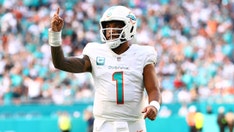 Dolphins eviscerate Jets as Zach Wilson leaves game early with concussion