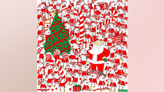 Holiday photo hunt: How fast can you find Santa's missing red hat?