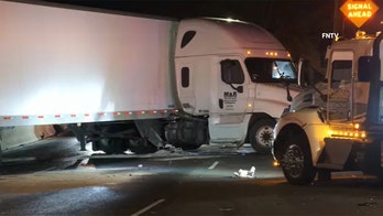 New Jersey 13-car pileup leads to injuries, jackknifed tractor trailer leaking fuel
