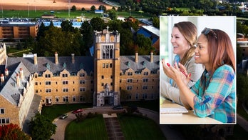 Alumni and students of Catholic all-girls college cheer biological men policy reversal