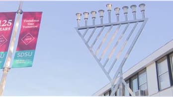 Chabad House near San Diego State University to light new menorah after vandalism: 'We will never be scared'