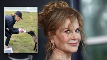 Nicole Kidman shares glimpse of farm life as she bottle-feeds baby goats