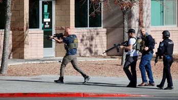 UNLV shooting: Video shows terrifying moments Las Vegas police evacuate building