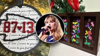 Taylor Swift ornaments from fans celebrate 2023, her year of Eras (Taylor's Version) and Travis Kelce