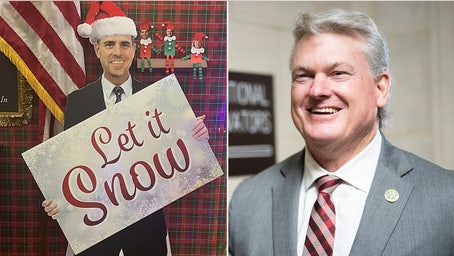 GOP lawmaker skewers the Bidens in festive public Xmas display