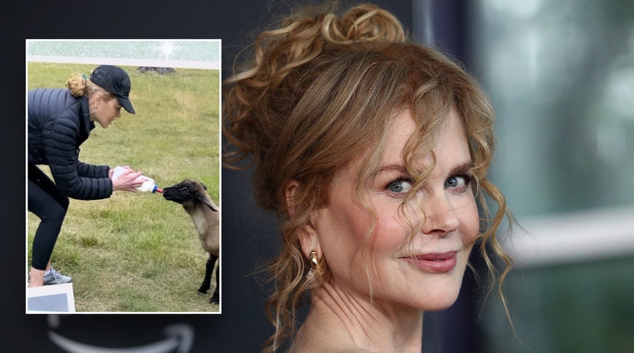 Nicole Kidman shares glimpse of farm life as she bottle-feeds baby