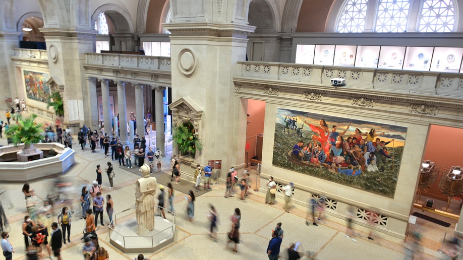 The inside of the Metropolitan Museum of Art