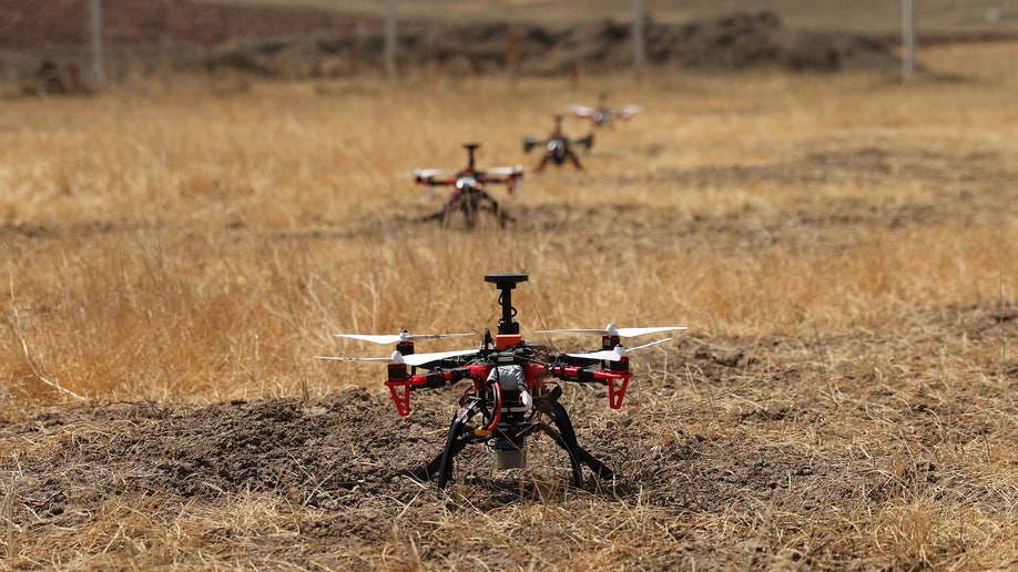 Drone swarm AI