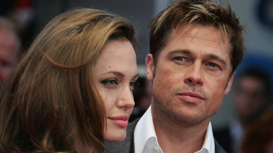 Brad Pitt and Angelina Jolie at premiere 