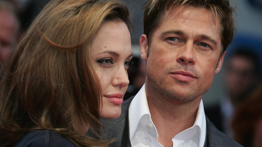 Brad Pitt and Angelina Jolie at premiere
