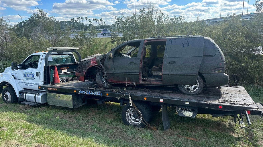 Florida law enforcement on scene of van recovery