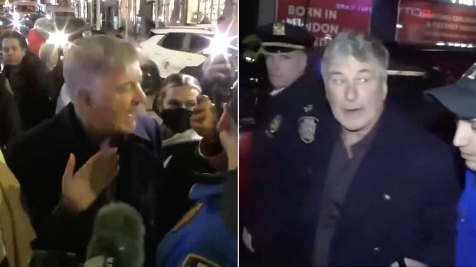 Alec Baldwin gets in shouting match with pro-Palestinian activists during NYC protests