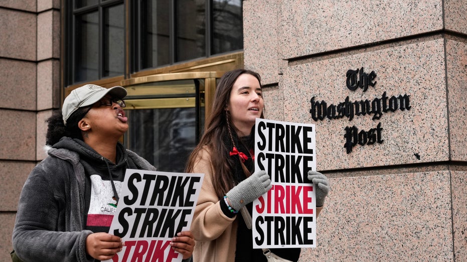 Washington Post strikers criticize owner Jeff Bezos during historic walk-out: 'Needs to take accountability'