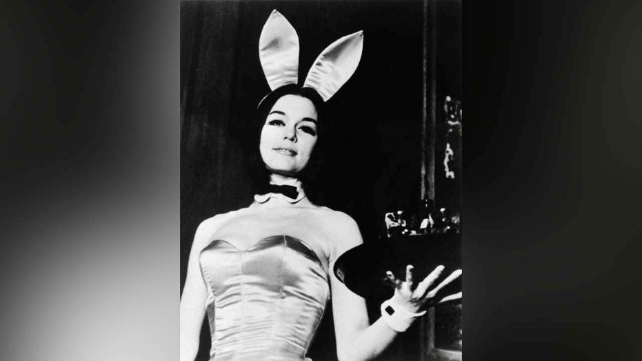 Gloria Stenem in iconic Playboy club bunny outfit